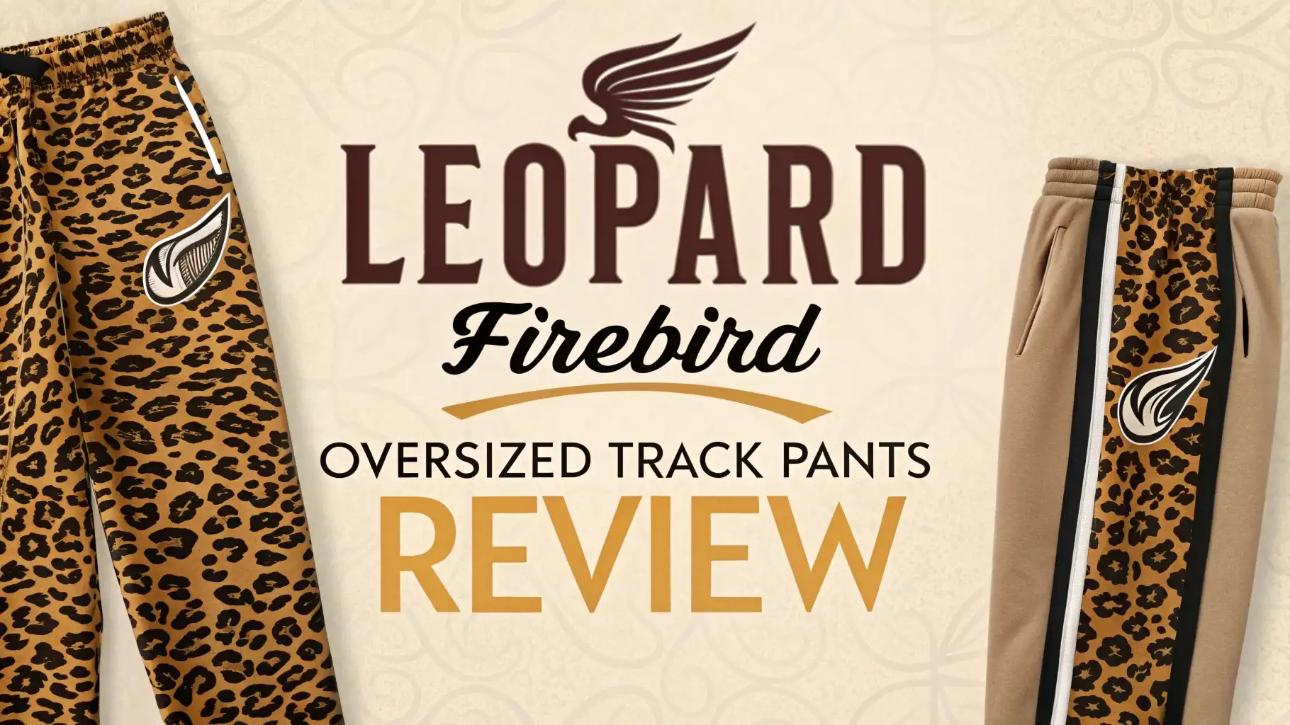 Leopard Firebird Oversized Track Pants Review