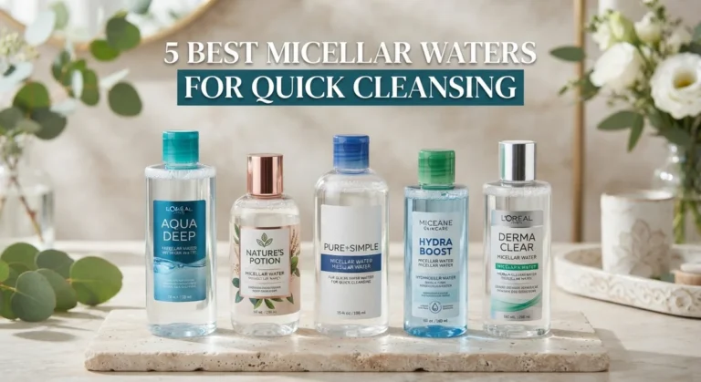 5 Best Micellar Waters for Quick Cleansing: Top Picks