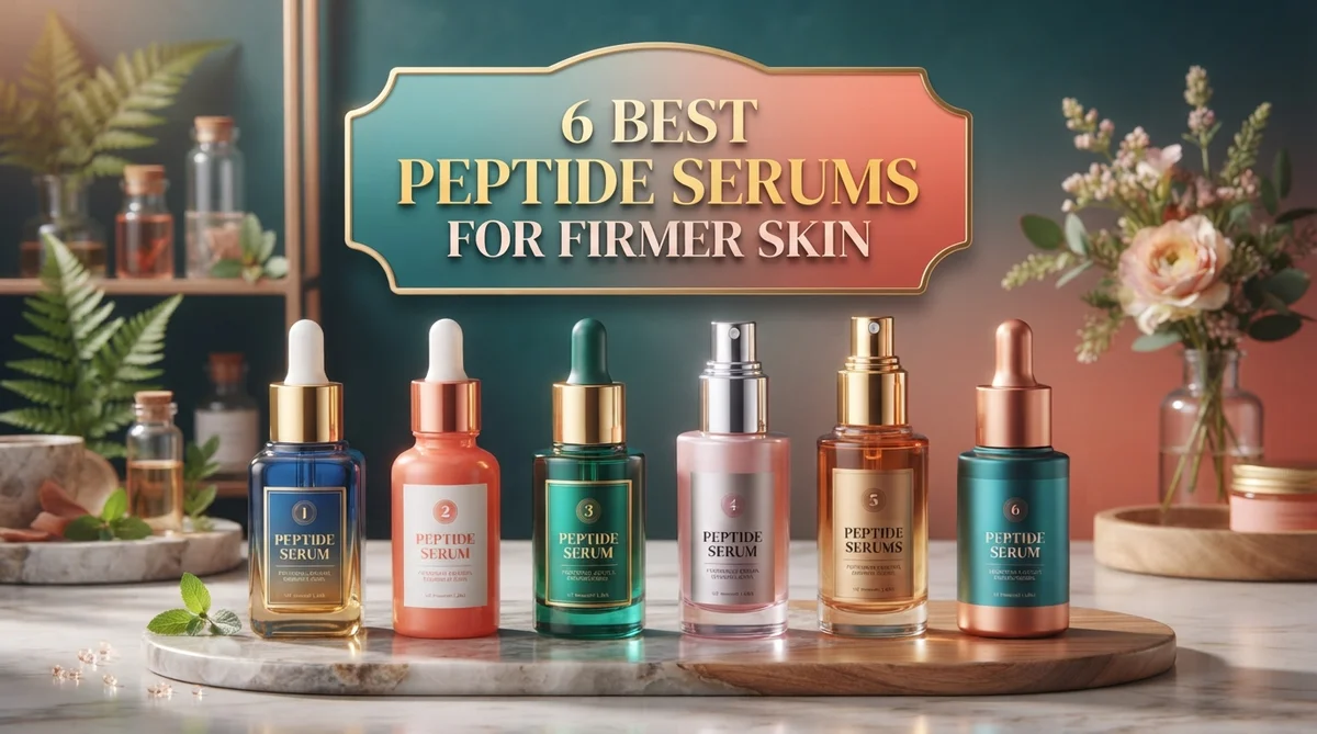 6 Best Peptide Serums for Firmer Skin: Expert Reviews