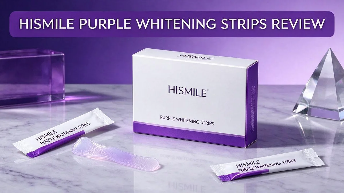 Hismile Purple Whitening Strips Review: Does Purple Color Correction Work?